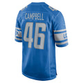 Custom #46 Blue DET Football Shirt Top