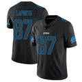 Custom #87 Black DET Football Shirt Top