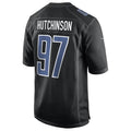 Custom #97 Black DET Football Shirt Top