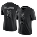Custom #9 Black DET Football Shirt Top