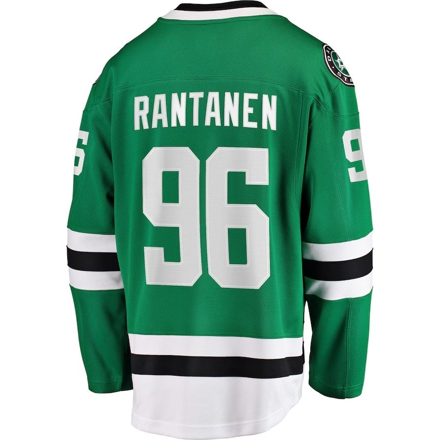 D.Stars #96 Mikko Rantanen Supporters Home Breakaway Jersey - Kelly Green Stitched American Hockey Jerseys