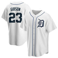 Custom #23 White DET Baseball Shirt Top