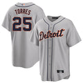Custom #25 Gray DET Baseball Shirt Top