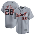 Custom #28 Gray DET Baseball Shirt Top