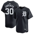 Custom #30 Navy DET Baseball Shirt Top