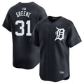 Custom #31 Black DET Baseball Shirt Top