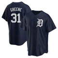 Custom #31 Navy DET Baseball Shirt Top