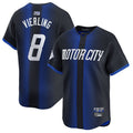 Custom #8 City Connect DET Baseball Shirt Top