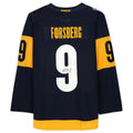 N.Predators #9 Filip Forsberg Supporters Authentic Autographed 2022 Stadium Series Jersey Navy Stitched American Hockey Jerseys