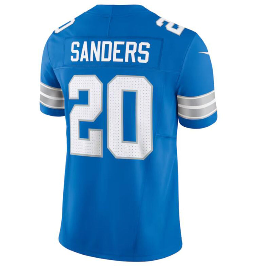 Custom #20 Blue DET Football Shirt Top
