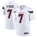 Custom #7 White HOU Football Shirt Top