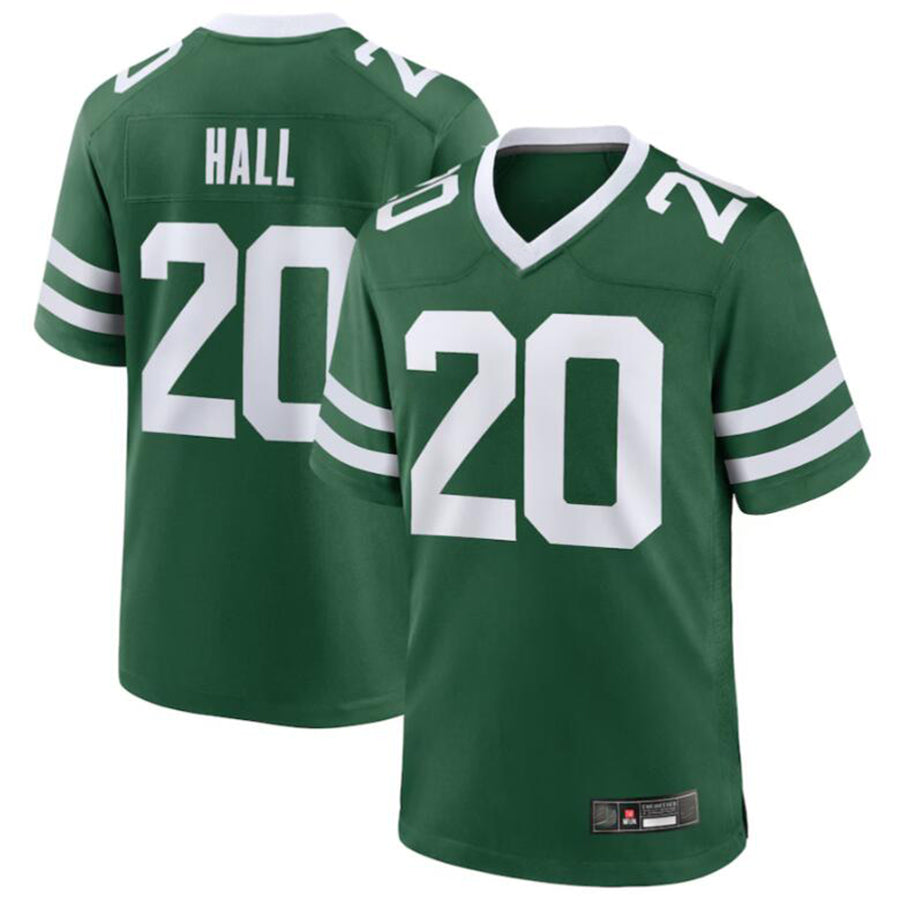 Custom #20 Green NYJ Football Shirt Top