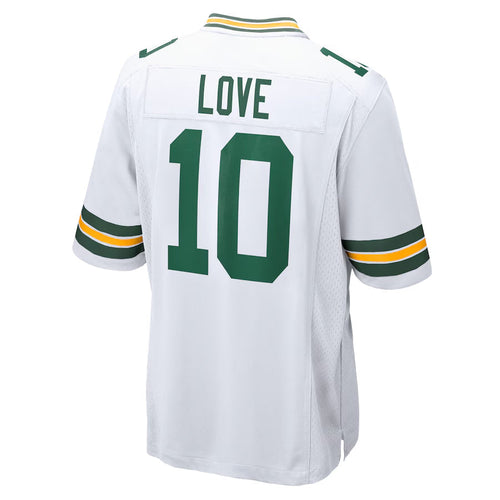 Custom #10 White GB Football Shirt Top