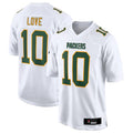 Custom #10 White GB Football Shirt Top