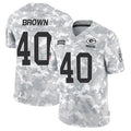 Custom #40 Brown GB Football Shirt Top
