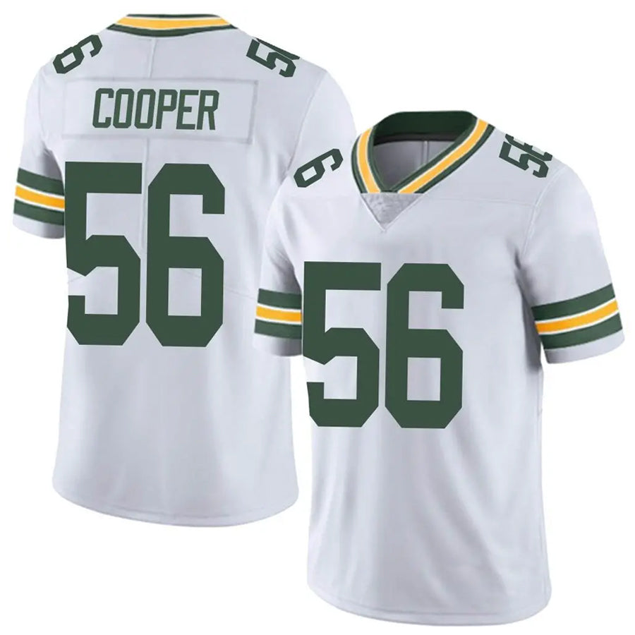 Custom #56 White GB Football Shirt Top