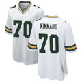 Custom #70 White GB Football Shirt Top