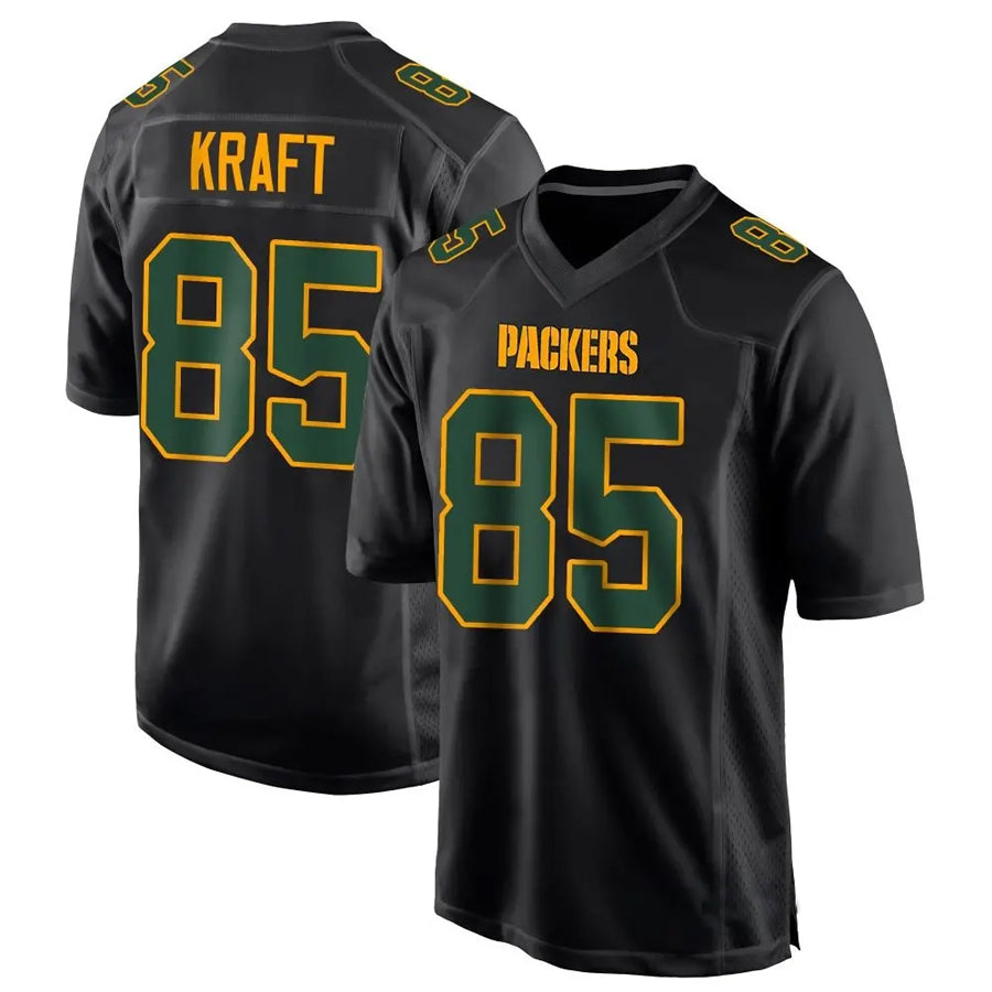 Custom #85 Black GB Football Shirt Top