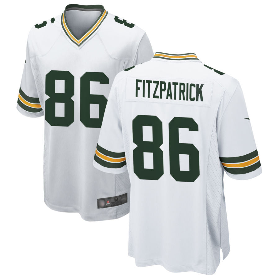 Custom #86 White GB Football Shirt Top
