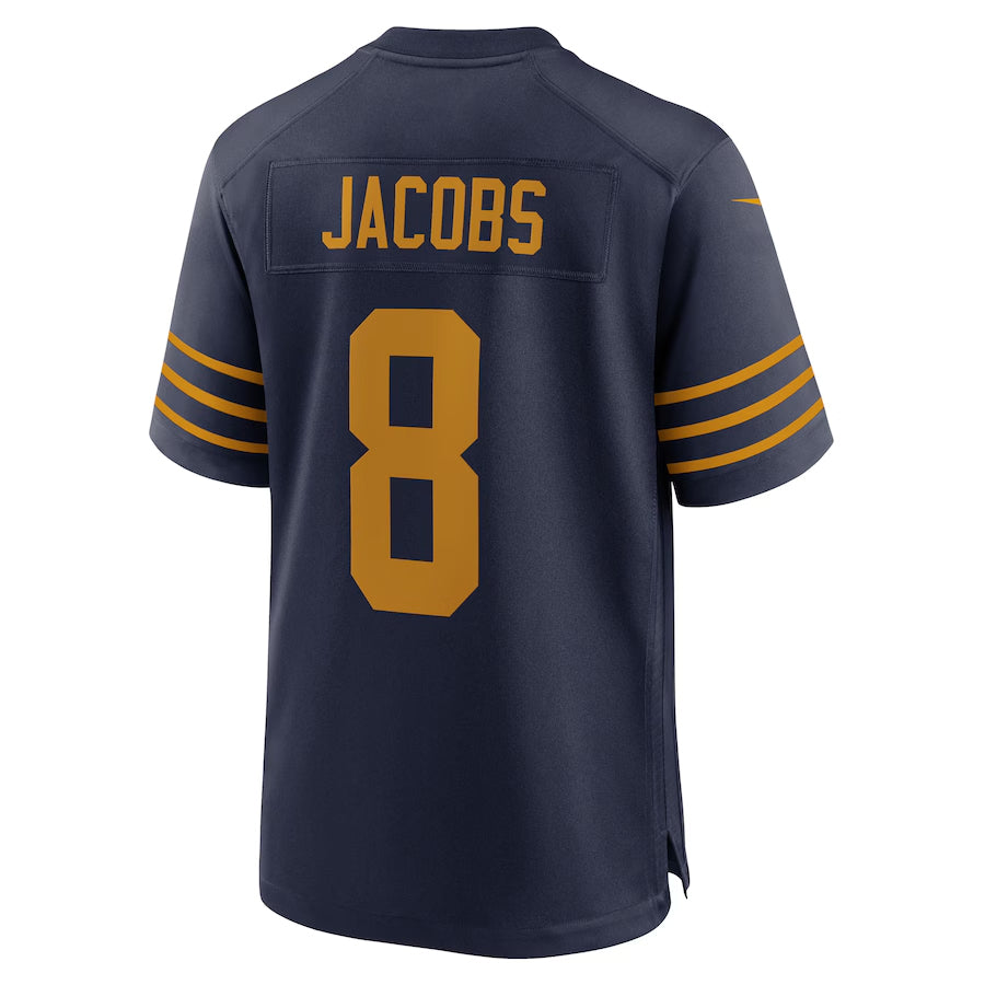 Custom #8 Navy 1923 GB Football Shirt Top