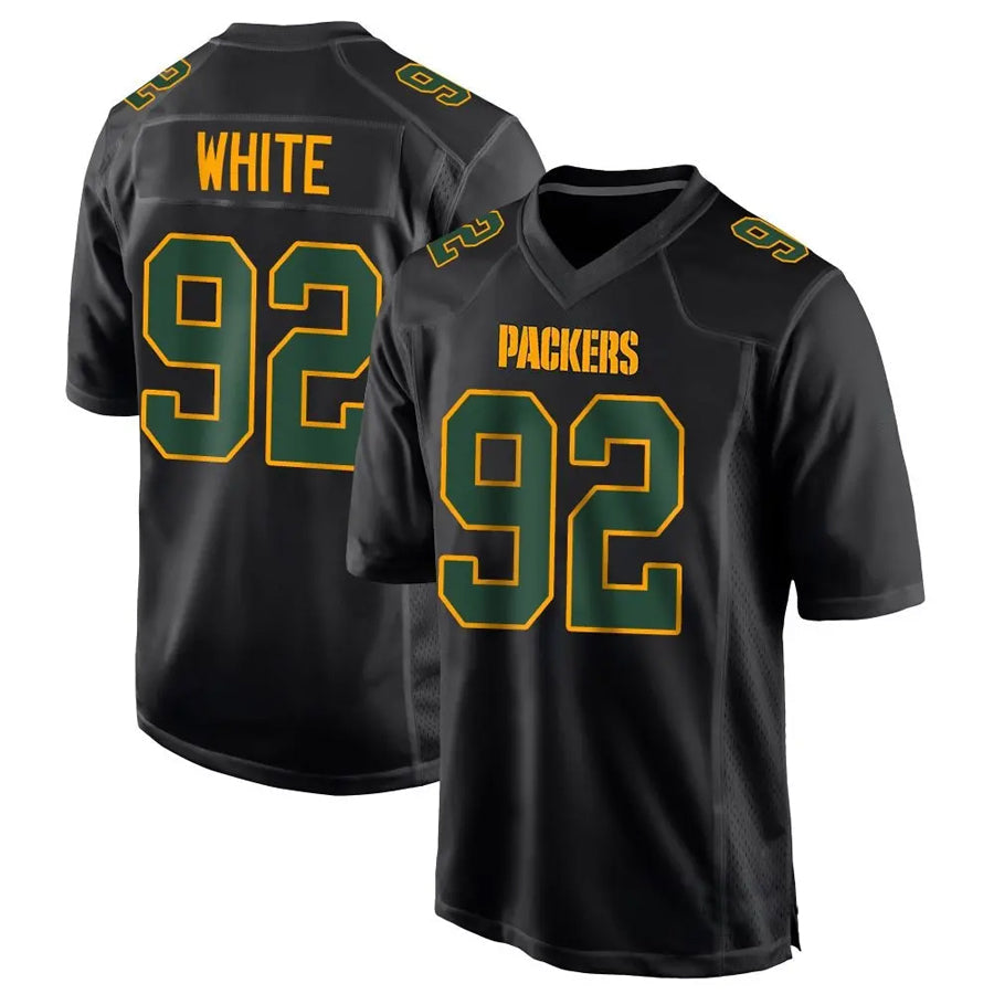 Custom #92 Black GB Football Shirt Top