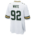 Custom #92 White GB Football Shirt Top