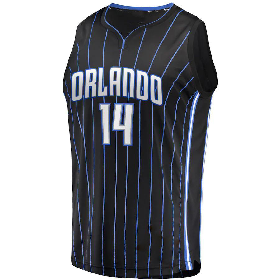 O.Magic #14 Gary Harris Supporters Branded  2021-22 Fast Break Replica Jersey Black Stitched American Basketball Jersey