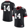 Custom #14 Black UGA Football Shirt Top