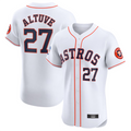 Custom #27 White HOU Baseball Shirt Top