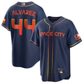 Custom #44 City Connect HOU Baseball Shirt Top