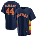 Custom #44 Navy HOU Baseball Shirt Top