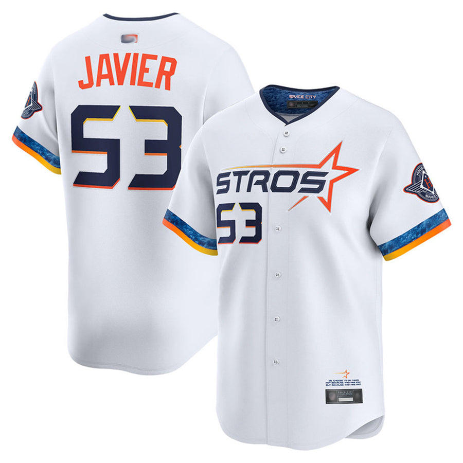 Custom #53 White City Connect HOU Baseball Shirt Top
