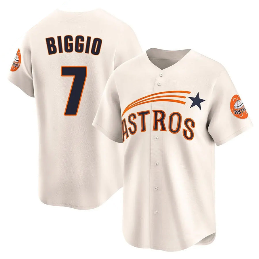Custom #7 Cream City Connect HOU Baseball Shirt Top