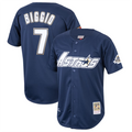 Custom #7 Navy 1994 HOU Baseball Shirt Top