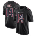 Custom #14 Black HOU Football Shirt Top