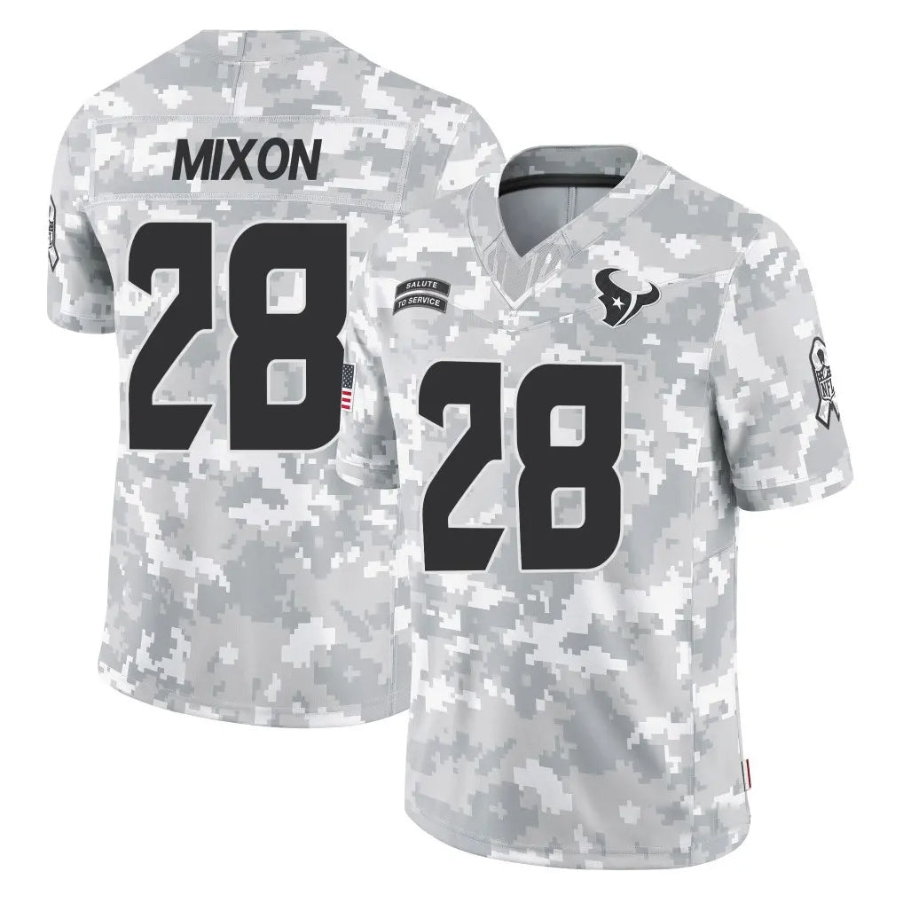 Custom #28 HOU Football Shirt Top