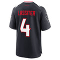 Custom #4 Navy HOU Football Shirt Top