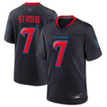 Custom #7 Navy HOU Football Shirt Top