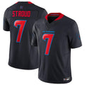 Custom #7 Navy HOU Football Shirt Top
