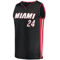 M.Heat #24 Haywood Highsmith Supporters Branded 202122 Fast Break Replica Jersey Icon Edition Black Stitched American Basketball Jersey