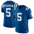 Custom #5 Royal IND Football Shirt Top