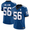 Custom #56 Blue IND Football Shirt Top
