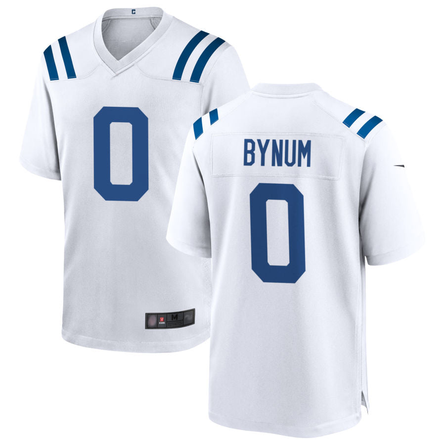 Custom #0 White IND Football Shirt Top