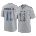 Custom #11 Gray IND Football Shirt Top