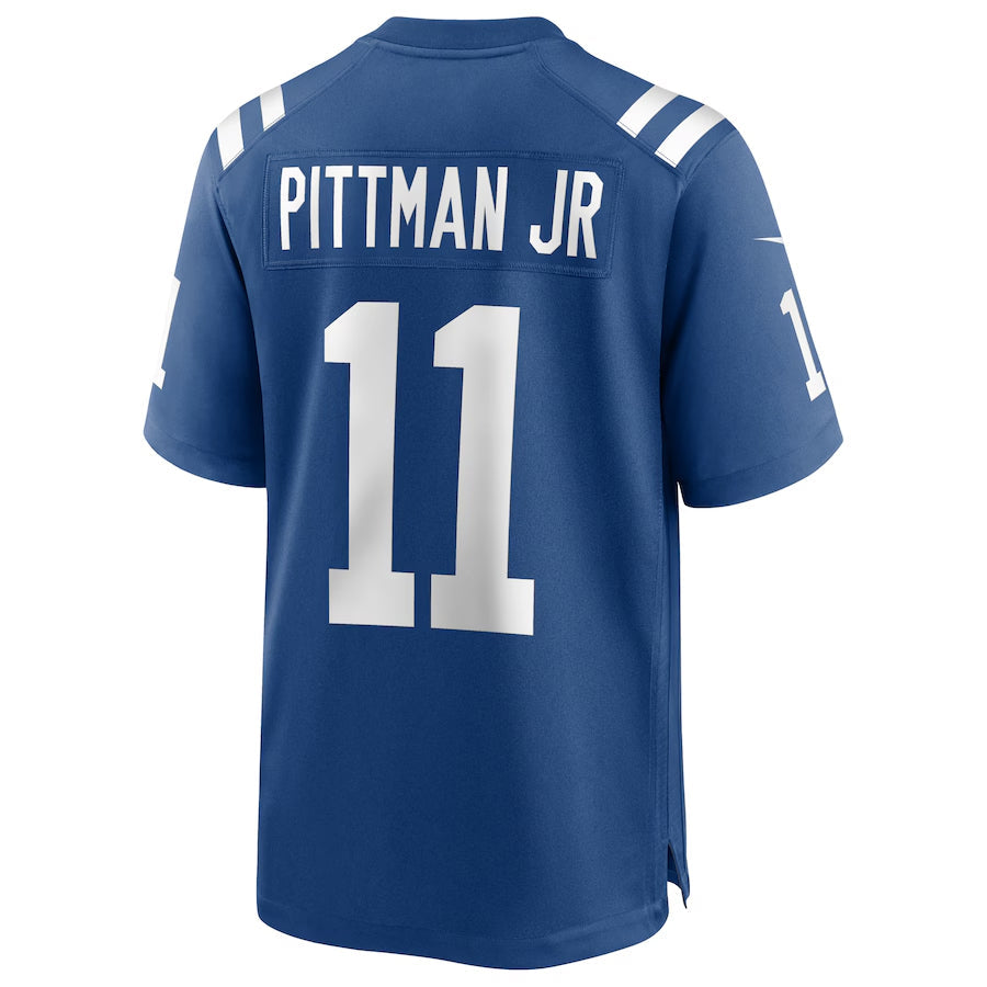 Custom #11 Royal IND Football Shirt Top