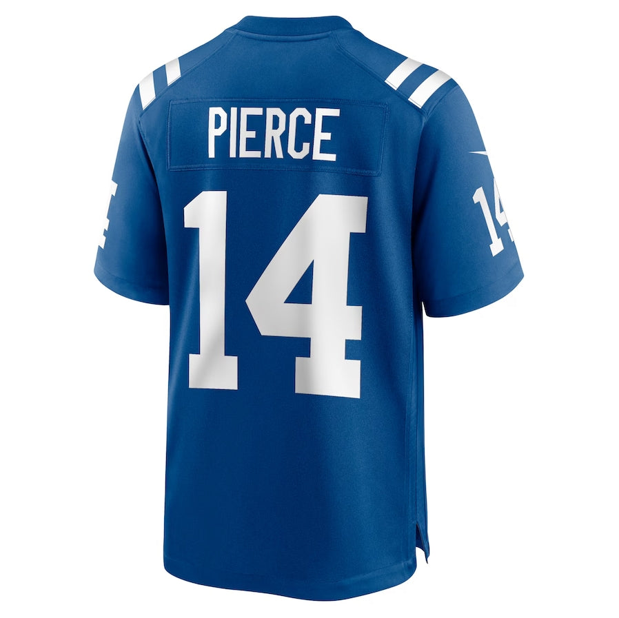 Custom #14 Royal IND Football Shirt Top
