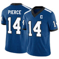 Custom #14 Royal IND Football Shirt Top