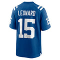 Custom #15 Royal IND Football Shirt Top