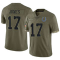 Custom #17 Olive IND Football Shirt Top