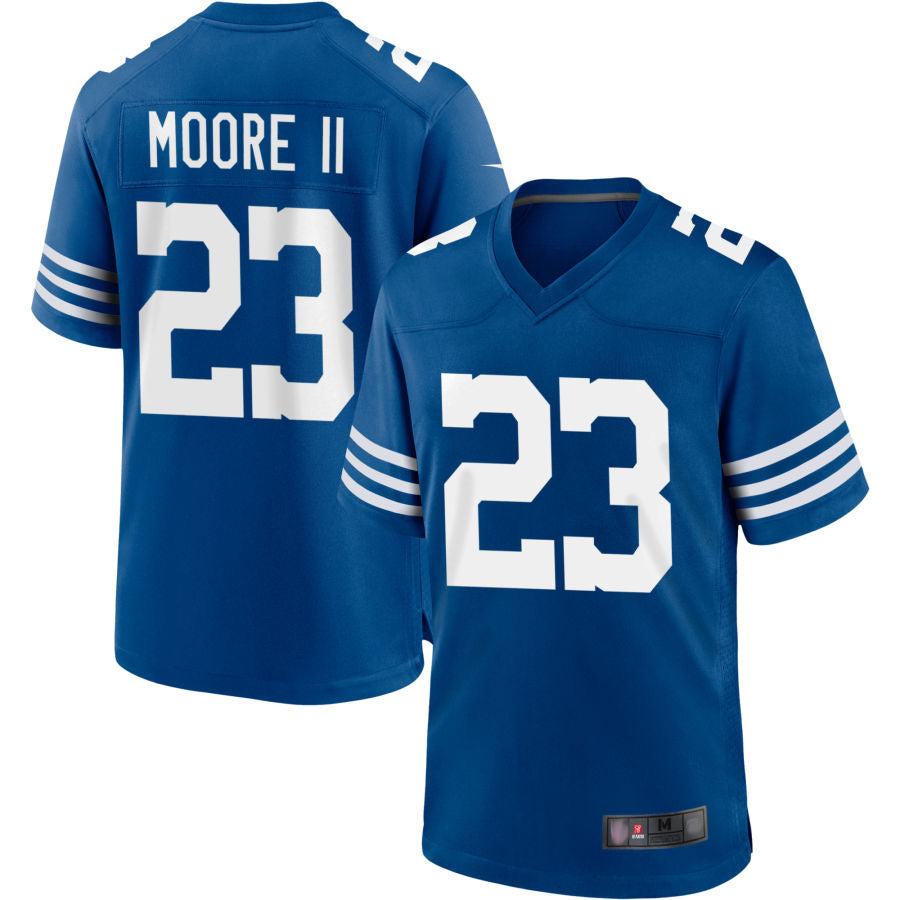 Custom #23 Blue IND Football Shirt Top